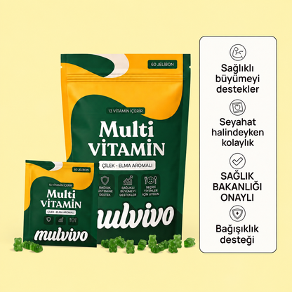 Mulvivo Gelişim Destekleyci Multivitamin Gummy
